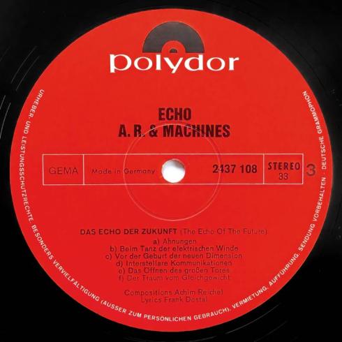 Achim Reichel & Machines • Echo