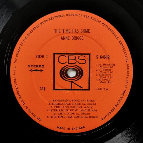 Anne Briggs • The Time Has Come