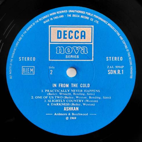 Ashkan • In From The Cold