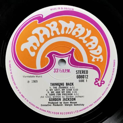 Gordon Jackson • Thinking Back