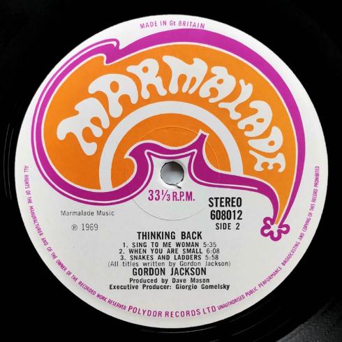 Gordon Jackson • Thinking Back