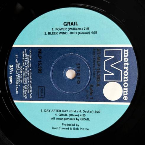 Grail • Grail, Metronom LP