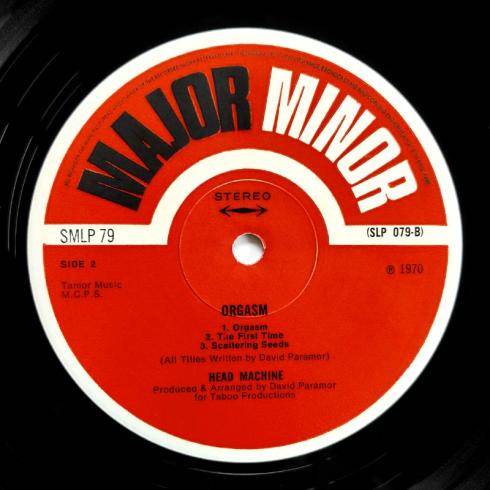 Head Machine • Orgasm, Major Minor LP