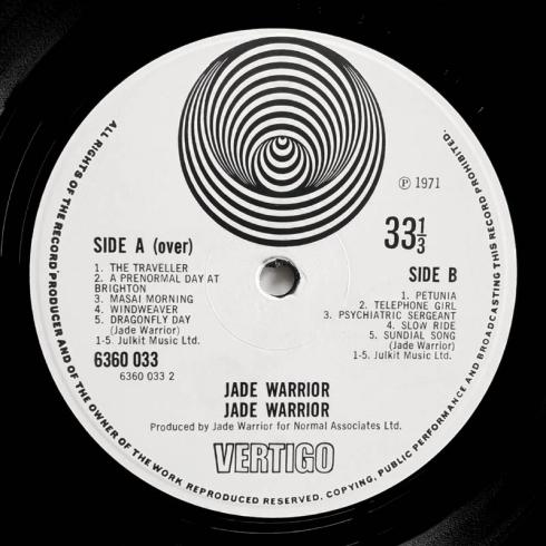 Jade Warrior • Jade Warrior, Vertigo LP