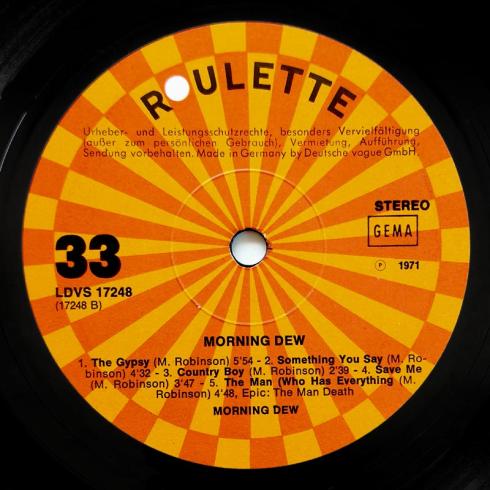 Morning Dew • Morning Dew, Roulette LP