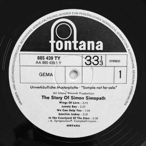 Nirvana • The Story Of Simon Simopath