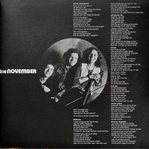 Preview: November • 6:e November, Sonet LP