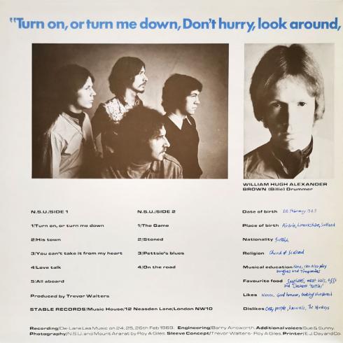 N.S.U. • Turn On, Or Turn Me Down