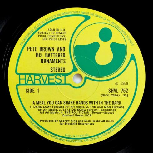 Pete Brown And His Battered Ornaments • A Meal You Can Shake Hands With In The Dark