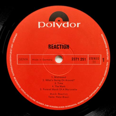 Reaction • Reaction, LP