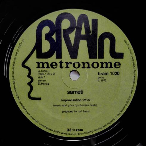 Sameti • Sameti, Brain LP