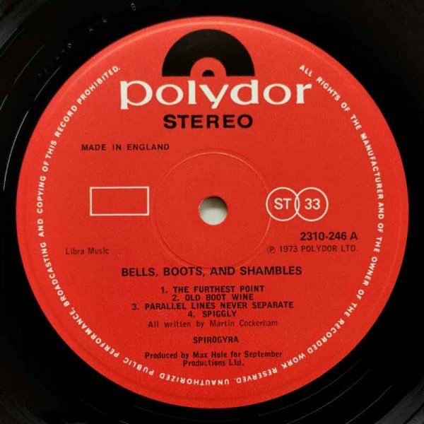 Spirogyra • Bells, Boots And Shambles