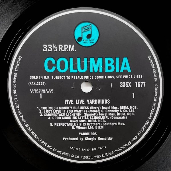 Yardbirds • Five Live Yardbirds