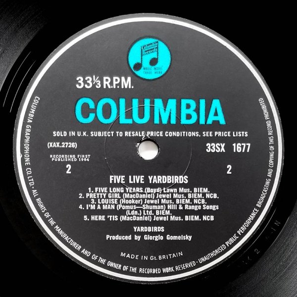 Yardbirds • Five Live Yardbirds