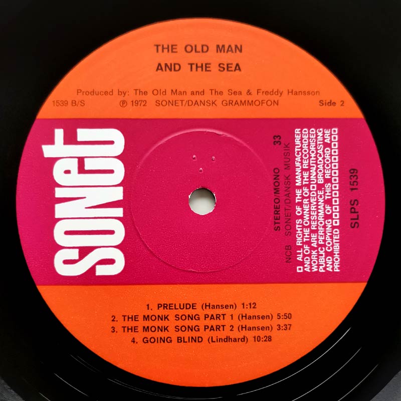 The Old Man And The Sea Old Man And The Sea LP DK '72