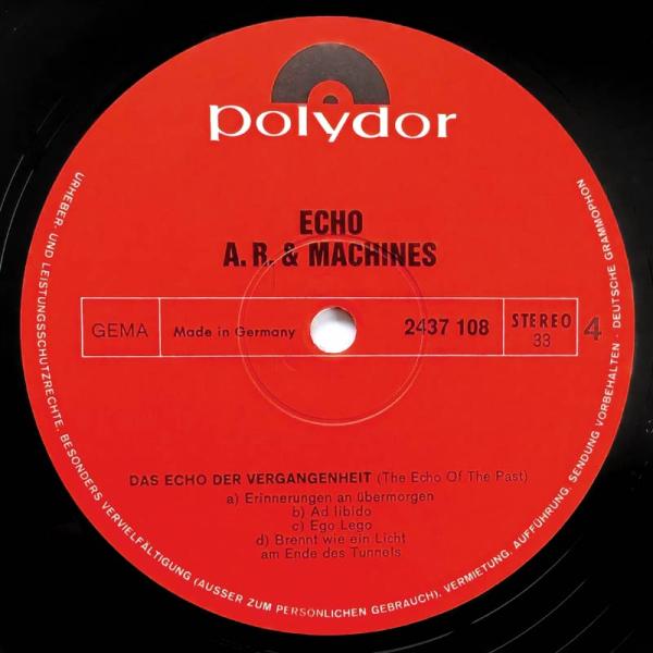 Achim Reichel & Machines • Echo