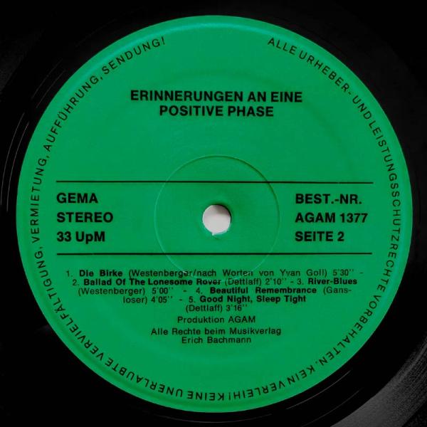 AG a.m. • Erinnerungen An Eine Positive Phase