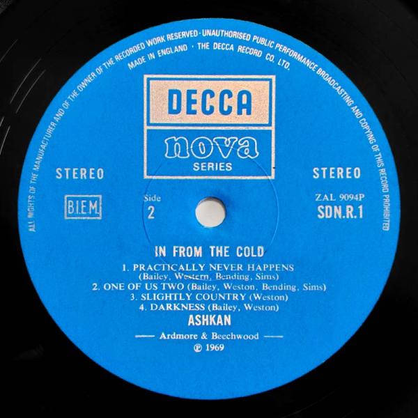 Ashkan • In From The Cold