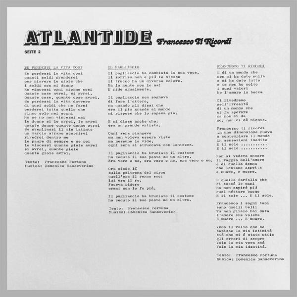Atlantide • Francesco Ti Ricordi