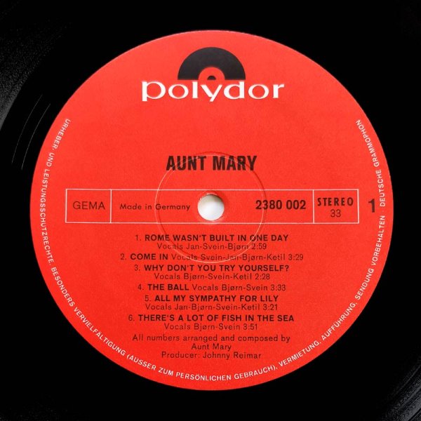 Aunt Mary • Aunt Mary