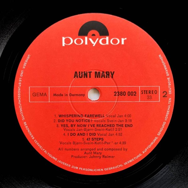 Aunt Mary • Aunt Mary