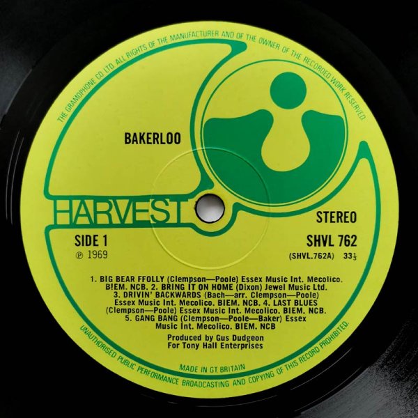 Bakerloo UK Harvest