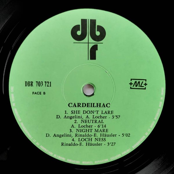 Cardeilhac • Vinyl Album Switzerland