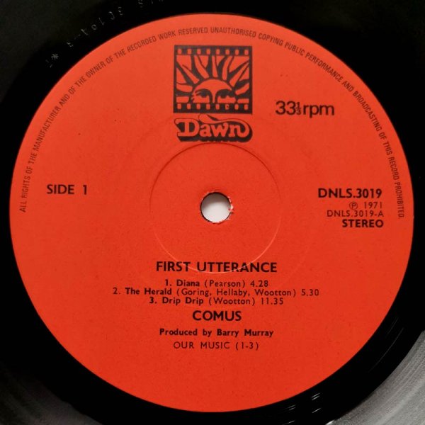 Comus • First Utterance