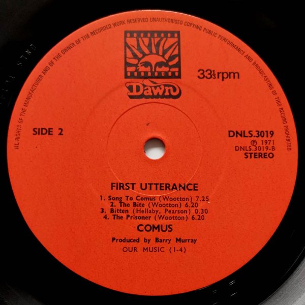 Comus • First Utterance
