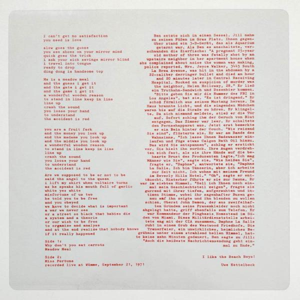 Faust • Faust, Polydor LP