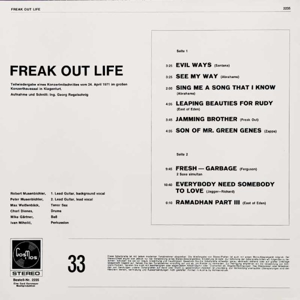Freak Out • Life