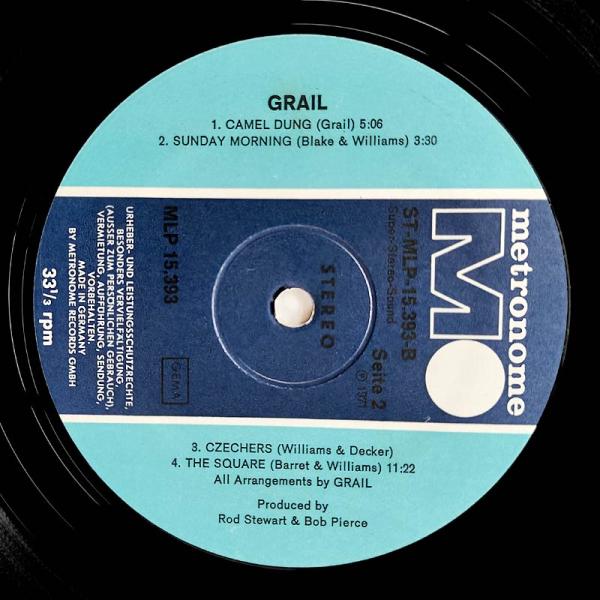 Grail • Grail, Metronom LP