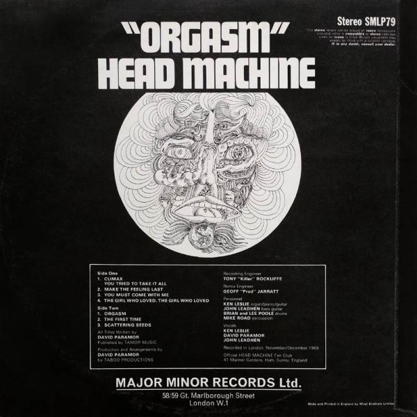 Head Machine • Orgasm, Major Minor LP