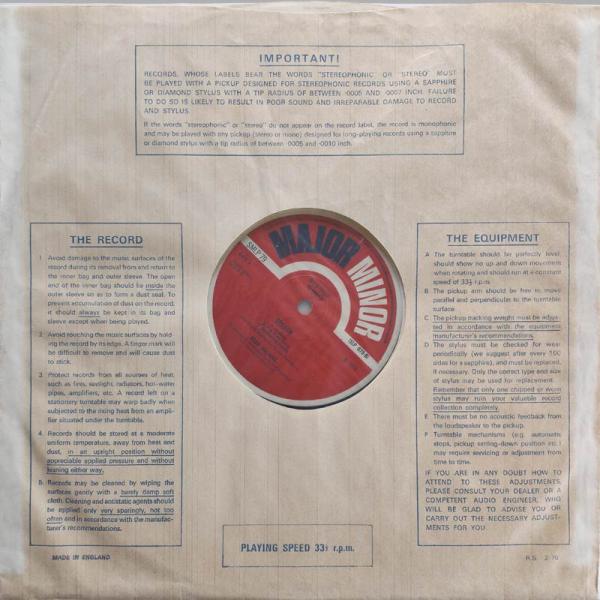 Head Machine • Orgasm, Major Minor LP