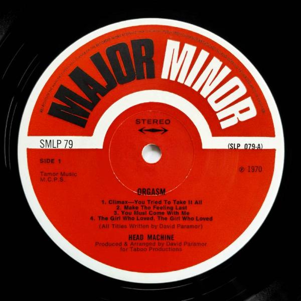 Head Machine • Orgasm, Major Minor LP