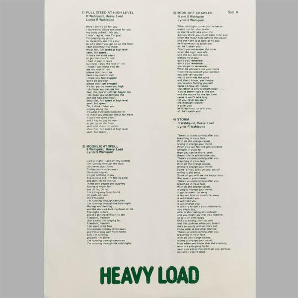 Heavy Load • Full Speed At High Level