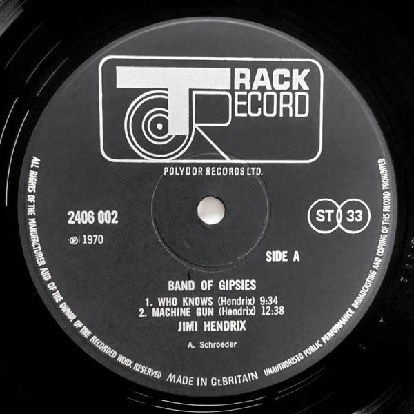 Jimi Hendrix • Band Of Gypsys