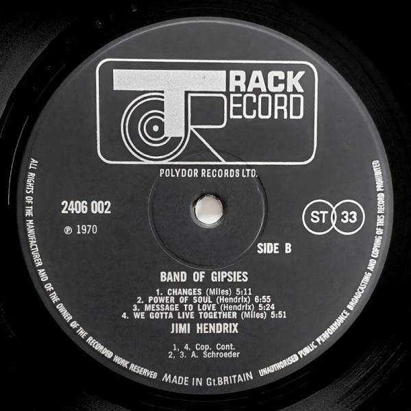 Jimi Hendrix • Band Of Gypsys