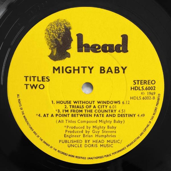 Mighty Baby • Mighty Baby, Head LP