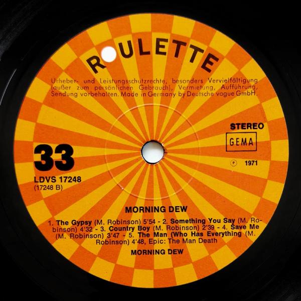 Morning Dew • Morning Dew, Roulette LP