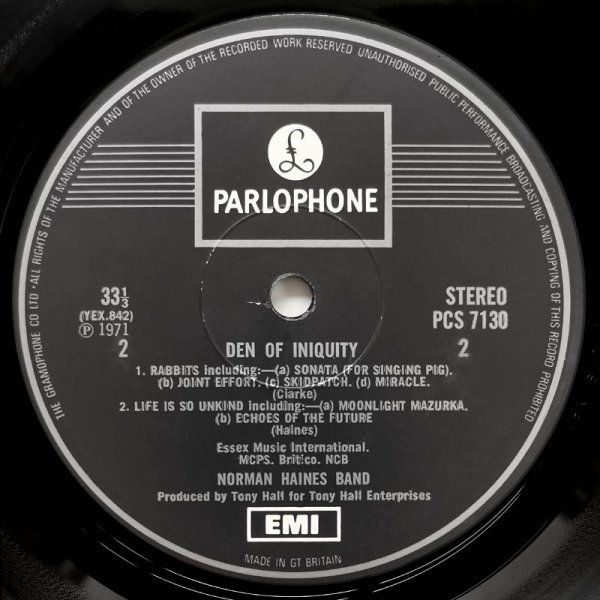 Norman Haines Band • Den Of Iniquity