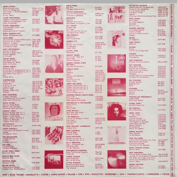 November • 2:a November, Sonet LP