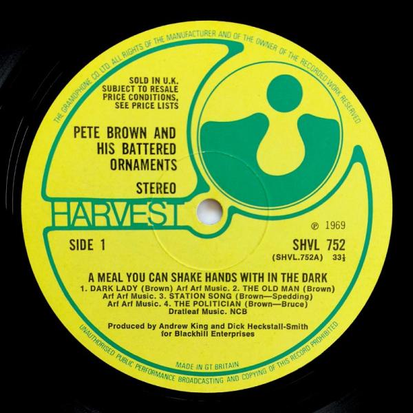 Pete Brown And His Battered Ornaments • A Meal You Can Shake Hands With In The Dark