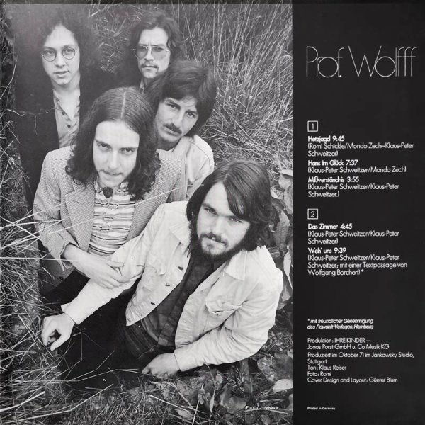 Prof. Wolfff • Prof. Wolfff