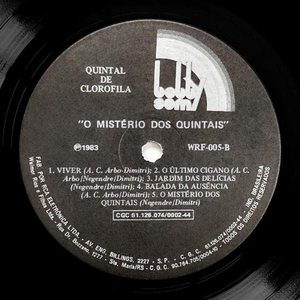 Quintal De Clorofila • O Mistério Dos Quintais