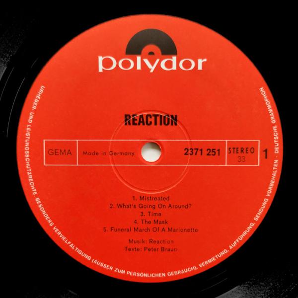 Reaction • Reaction, LP