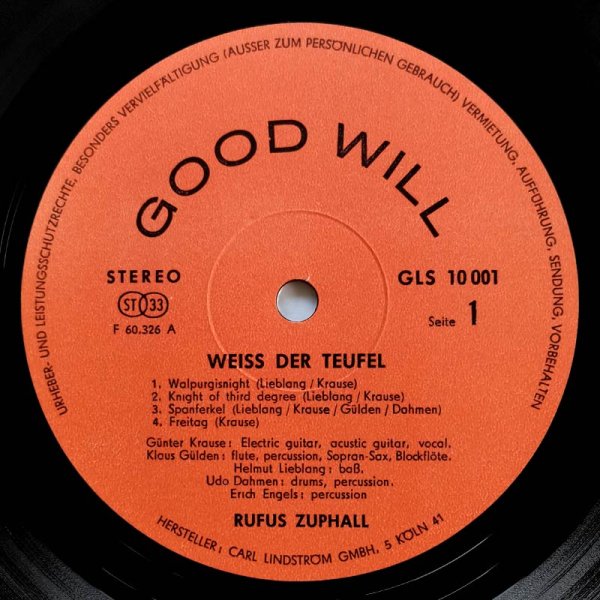 Rufus Zuphall • Weiß Der Teufel
