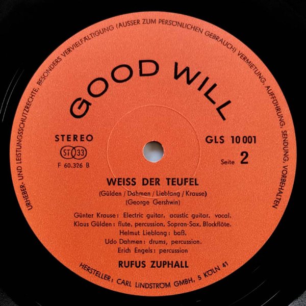 Rufus Zuphall • Weiß Der Teufel