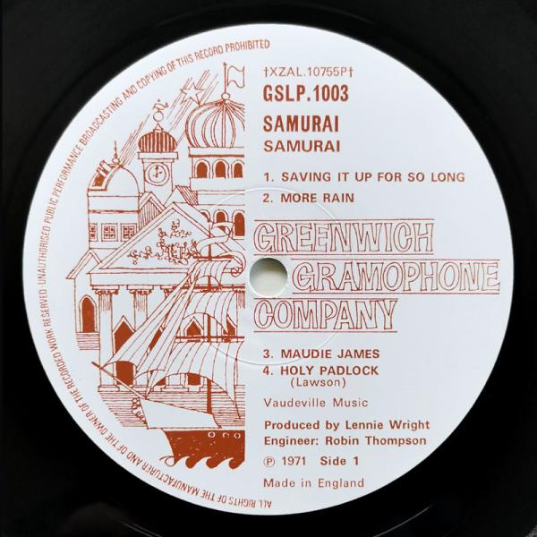 Samurai • Samurai, Greenwich LP