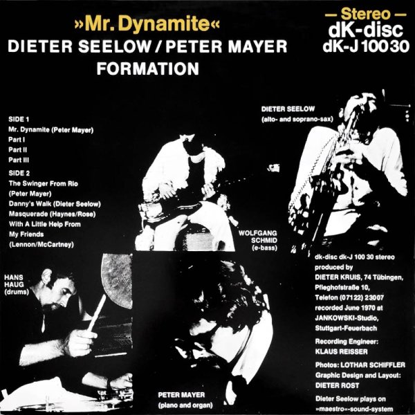 Seelow & Mayer Formation • Mr. Dynamite